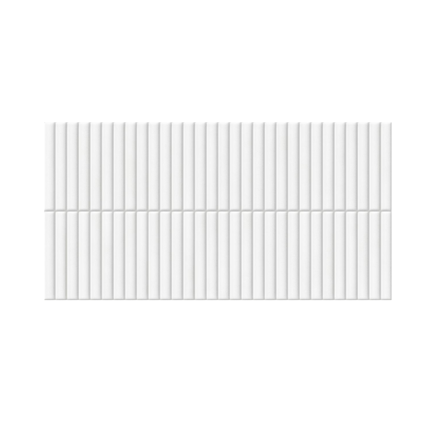 Wandtegel Valencia KitKat 62x32cm in mat wit, 1m2