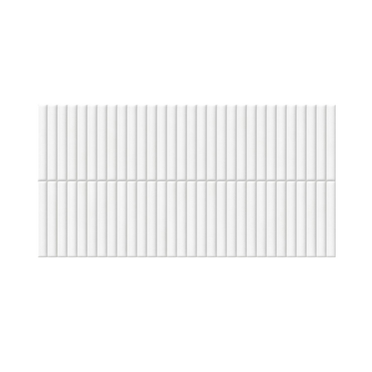 Wandtegel Valencia KitKat 62x32cm in mat wit, 1m2