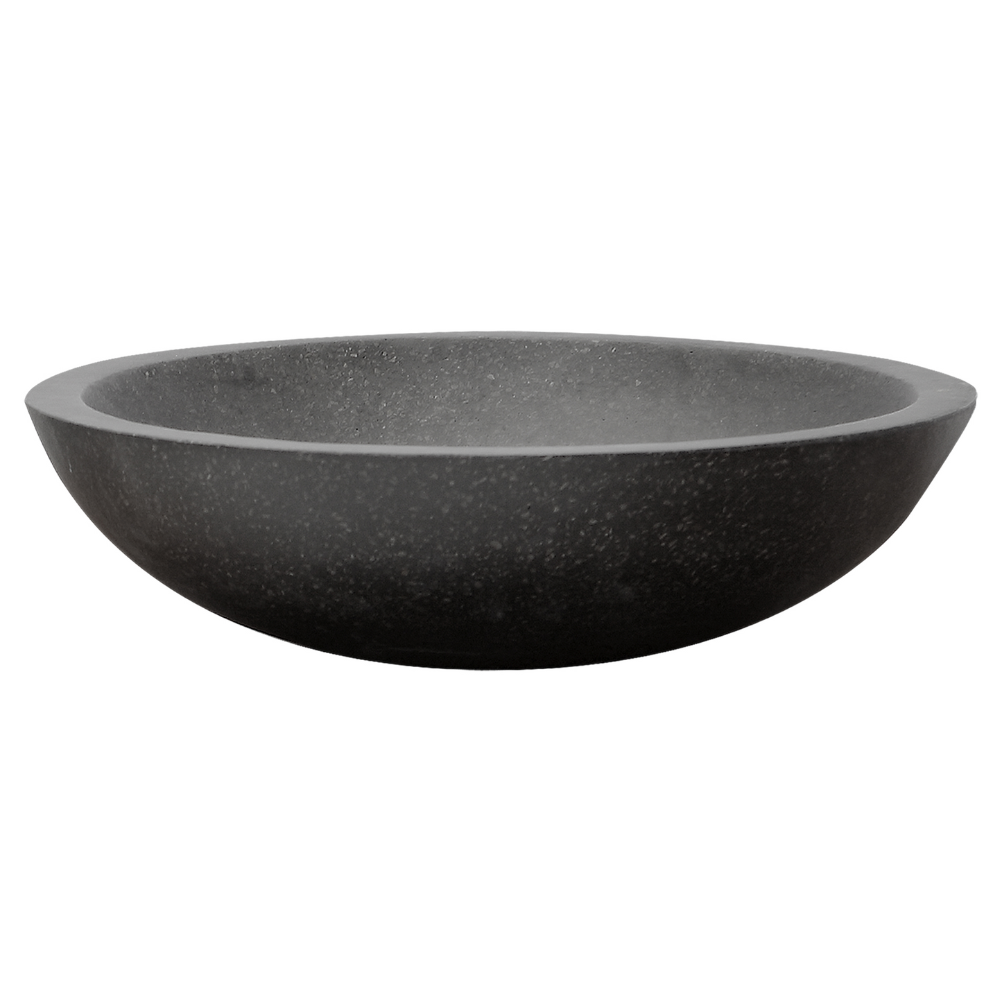Opbouw waskom Differnz Puur Terrazzo 45 cm natuursteen antraciet