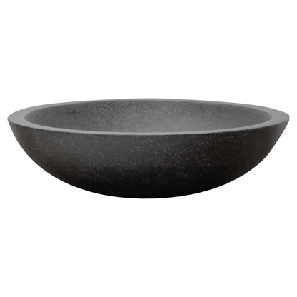 Opbouw waskom Differnz Puur Terrazzo 45 cm natuursteen antraciet