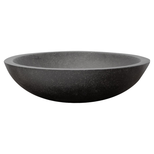 Opbouw waskom Differnz Puur Terrazzo 45 cm natuursteen antraciet