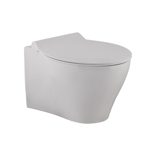 Wandcloset Woonwarenhuis Volcano rimless met softclose toiletzitting wit glanzend
