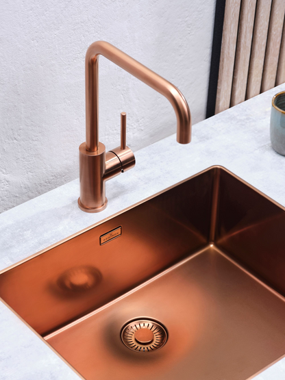 Keukenmengkraan Reginox Crystal Copper II in PVD koper