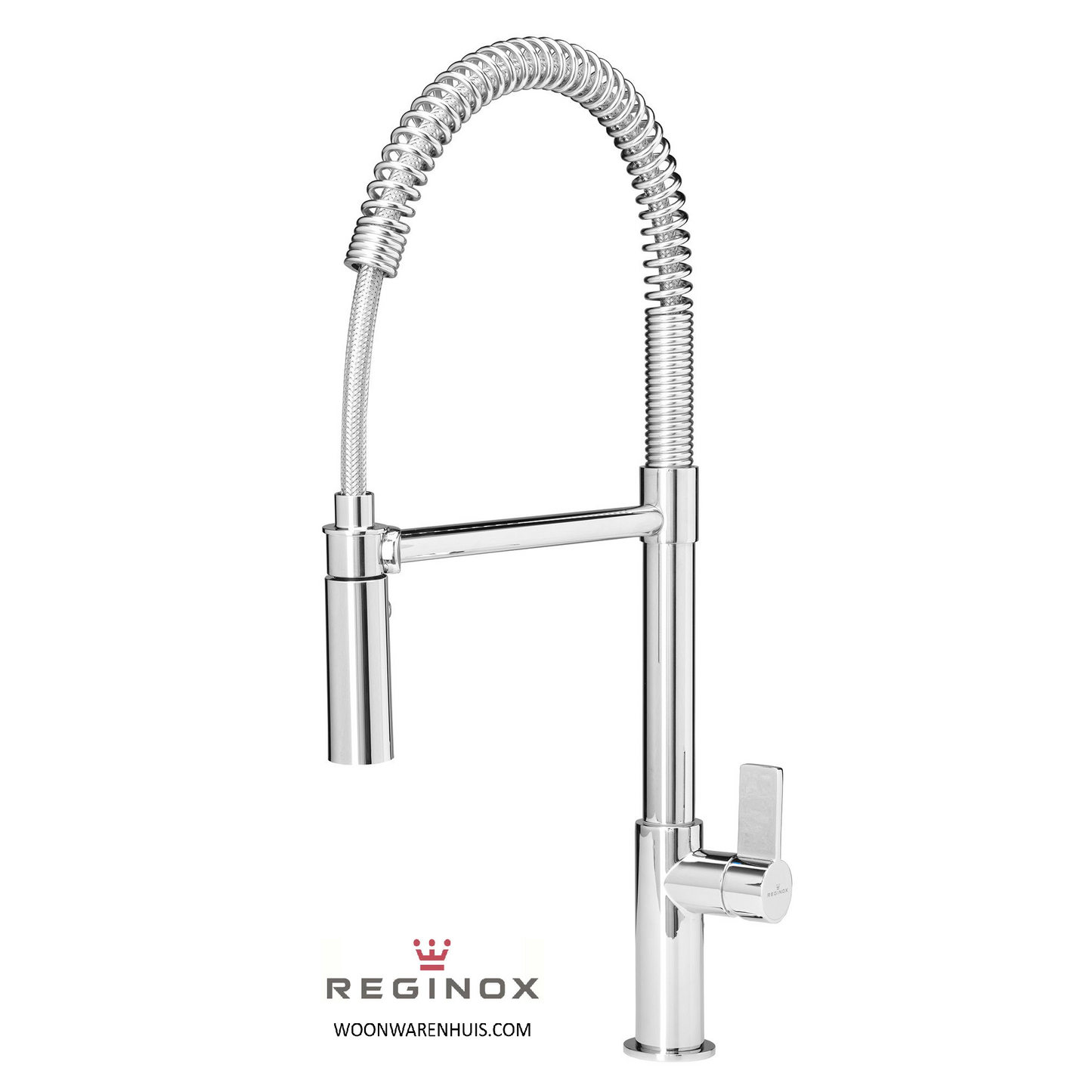 Keukenmengkraan Reginox Yukon professionele chef keukenkraan in chroom