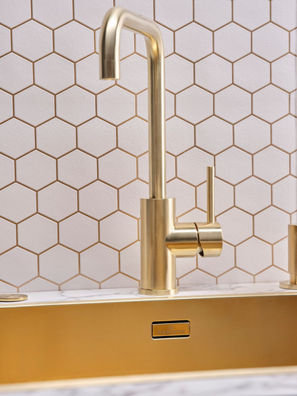 Keukenmengkraan Reginox Crystal Gold II in PVD goud