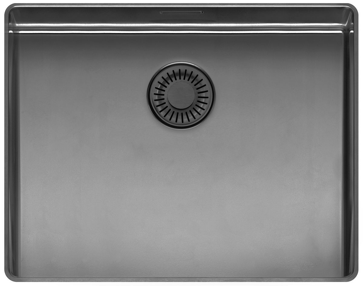 Keukenspoelbak Reginox New York Slim 50x40 cm Gunmetal II in PVD gunmetal grijs