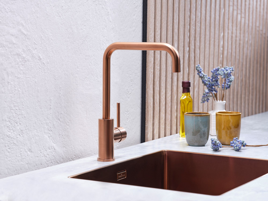 Keukenspoelbak Reginox New York Slim 50x40 cm Copper II in PVD koper