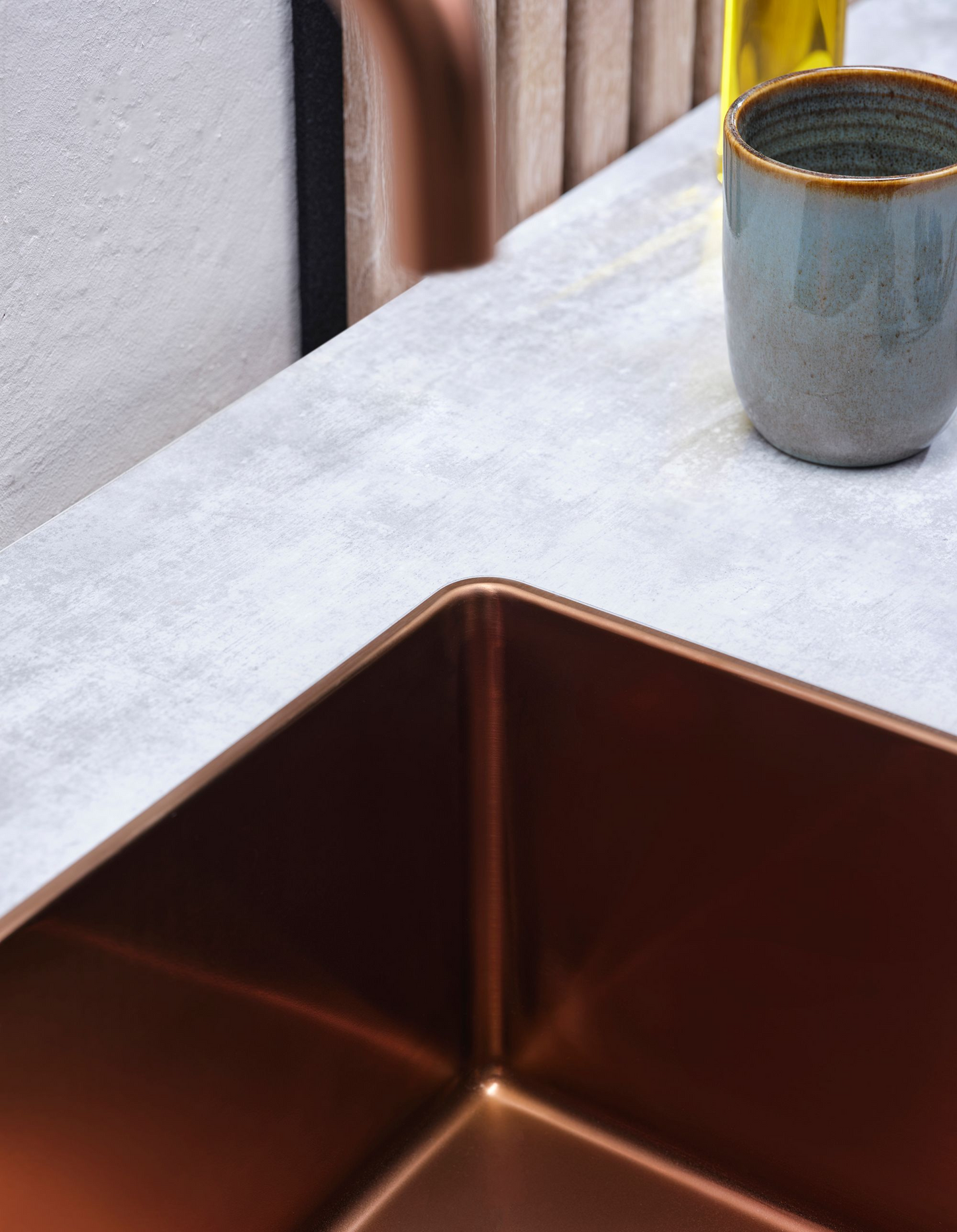 Keukenspoelbak Reginox New York Slim 50x40 cm Copper II in PVD koper