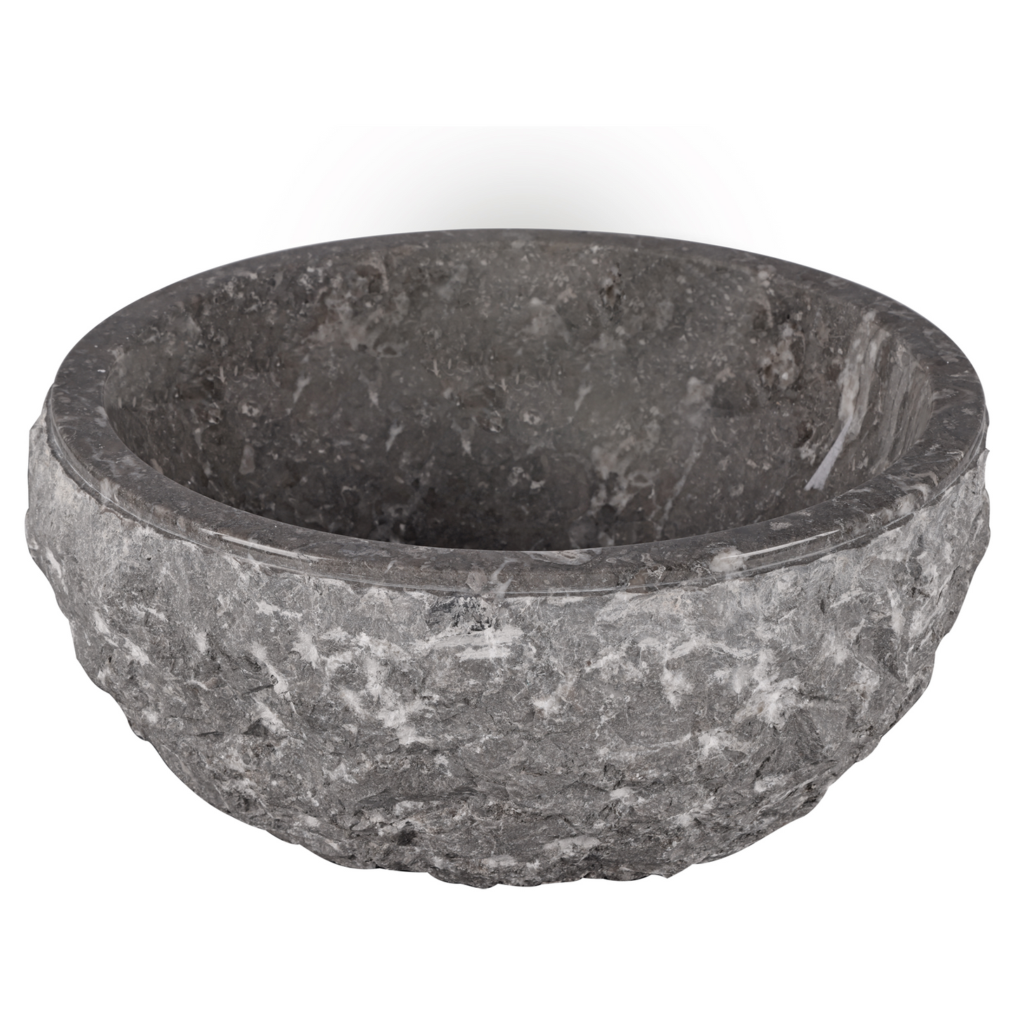 Opbouw waskom Differnz Asti 38cm Marmer grijs