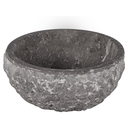 Opbouw waskom Differnz Asti 38cm Marmer grijs