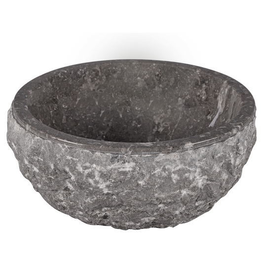 Opbouw waskom Differnz Asti 38cm Marmer grijs