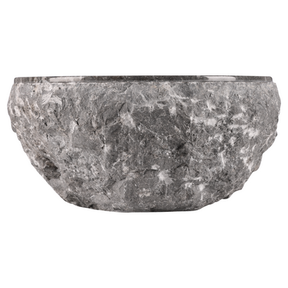 Opbouw waskom Differnz Asti 38cm Marmer grijs