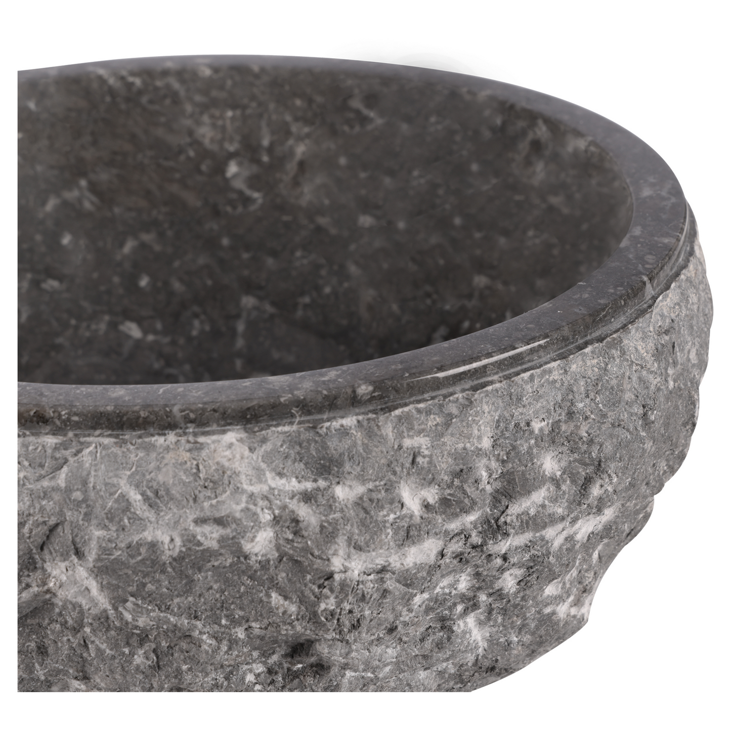 Opbouw waskom Differnz Asti 38cm Marmer grijs