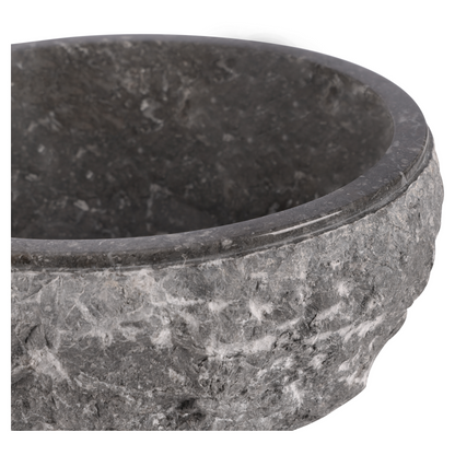 Opbouw waskom Differnz Asti 38cm Marmer grijs