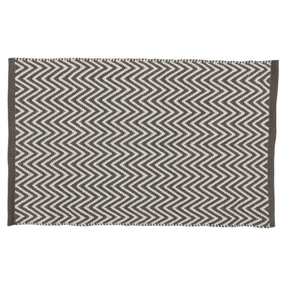 Badmat Differnz Devon 80x50 cm grijs katoen