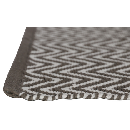 Badmat Differnz Devon 80x50 cm grijs katoen