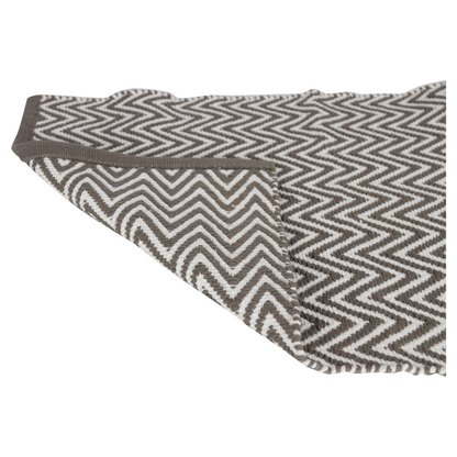Badmat Differnz Devon 80x50 cm grijs katoen