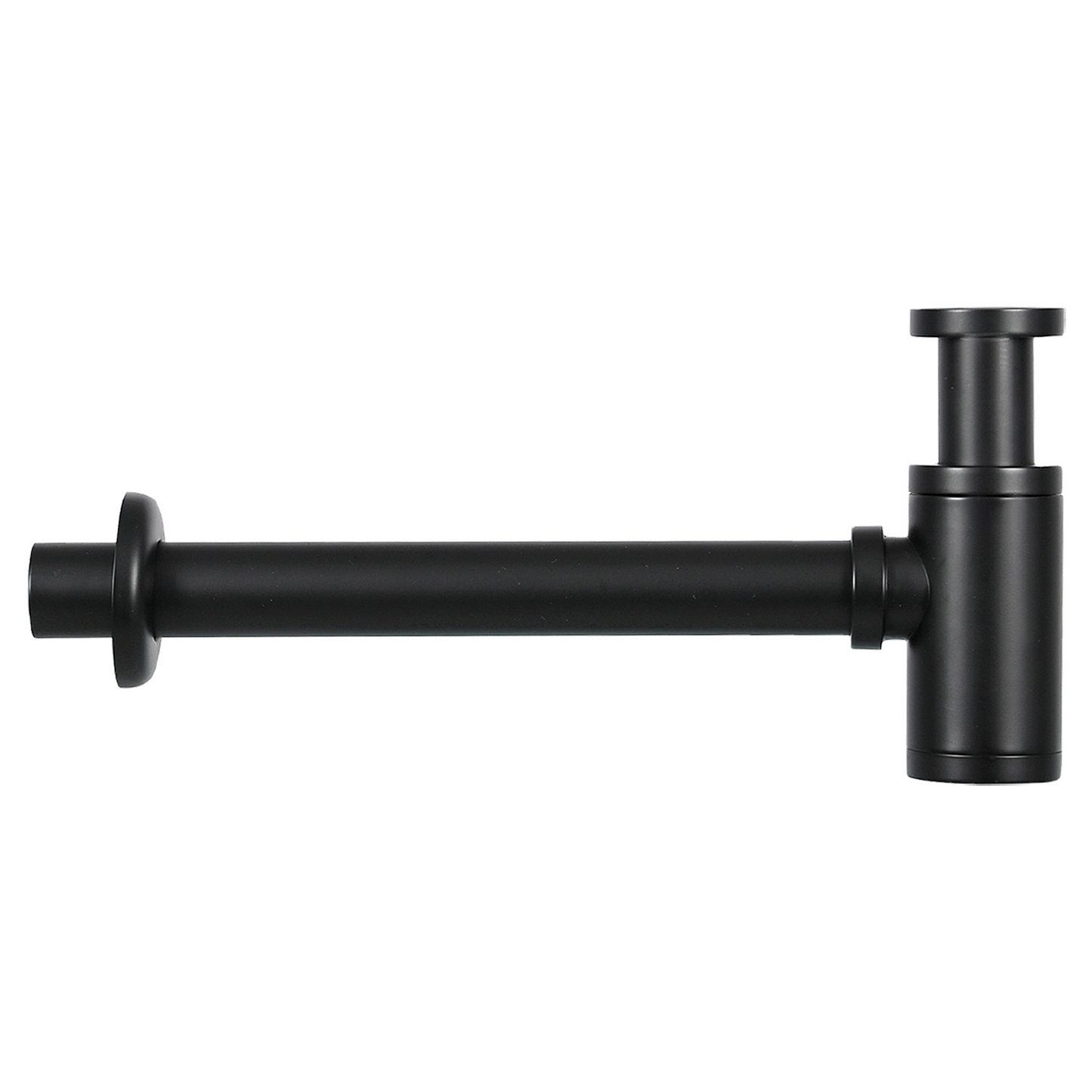 Complete fonteinset Differnz Flat 38x24 cm Beton en mat zwart