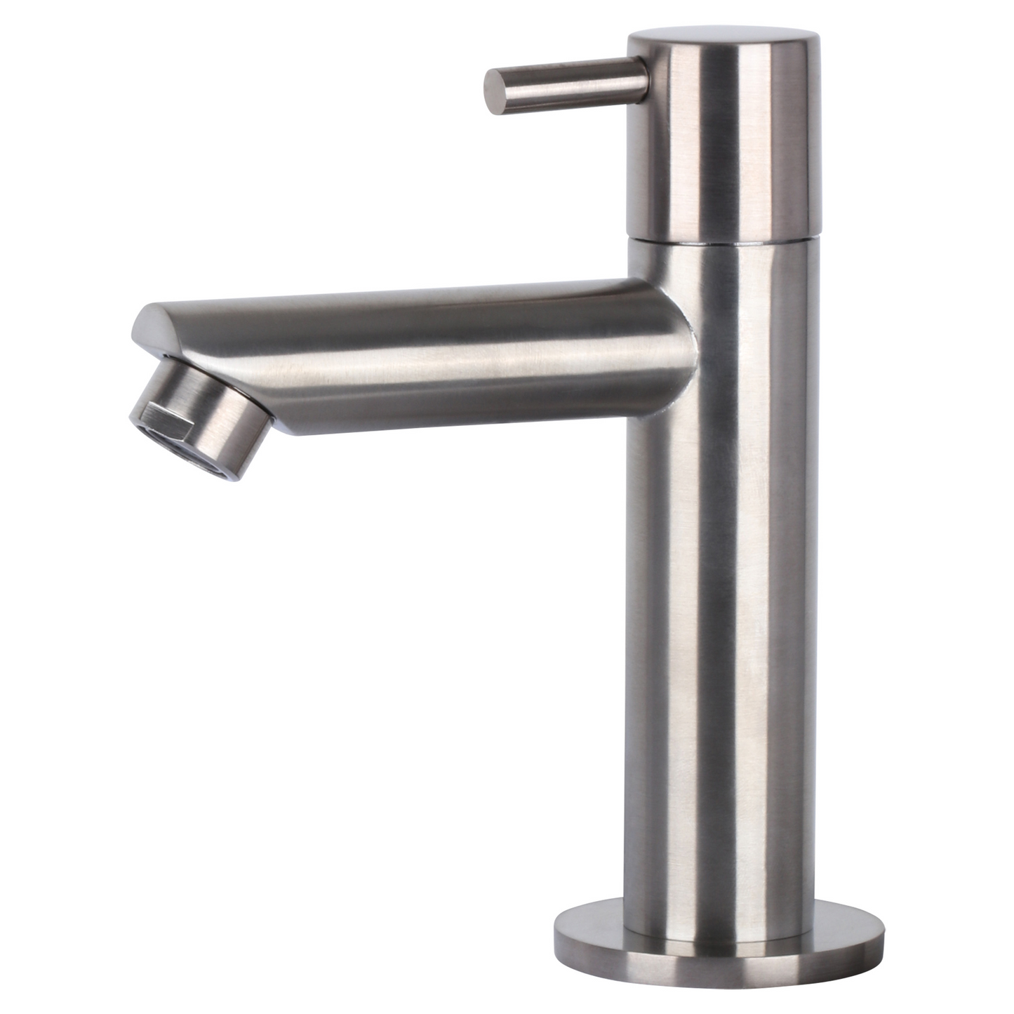 Complete fonteinset Differnz Force 40x22 cm keramiek en mat chroom rechte kraan