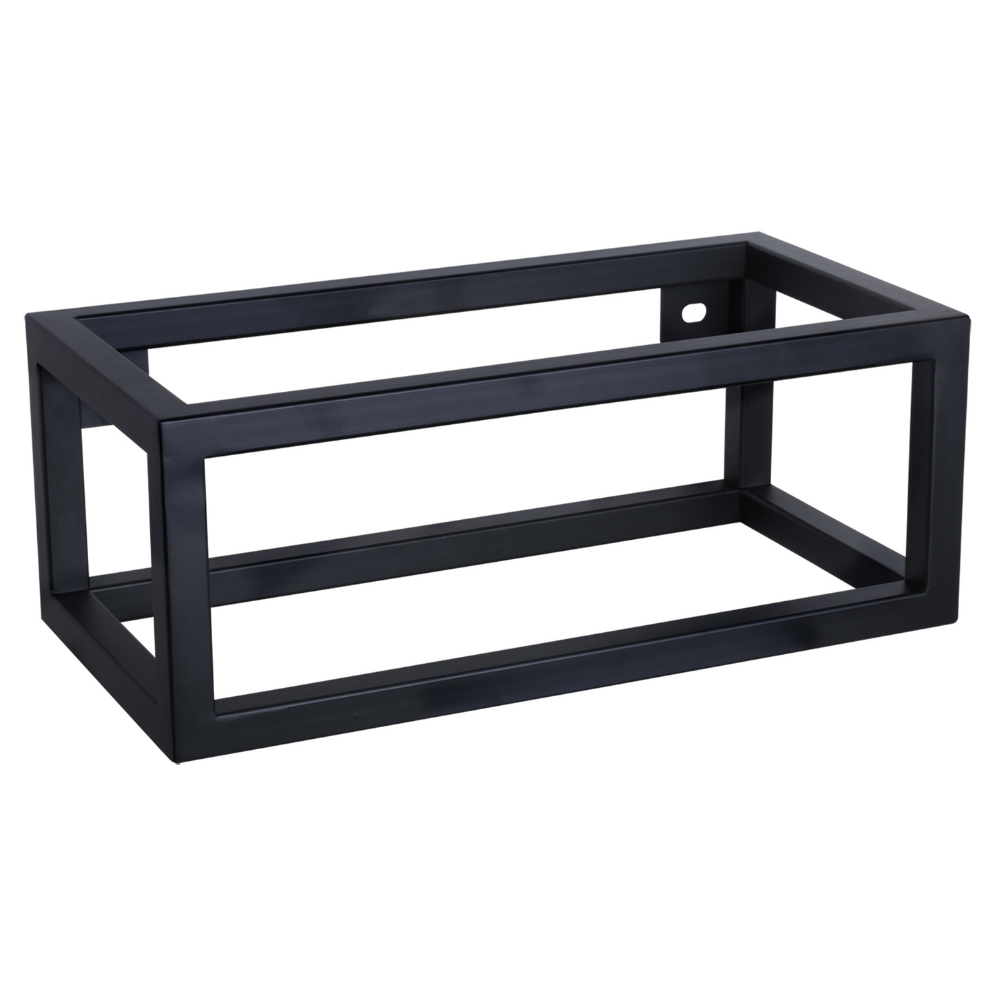 Complete fonteinset met handdoekrek Differnz Force 40x22 cm keramiek en mat zwart gebogen kraan