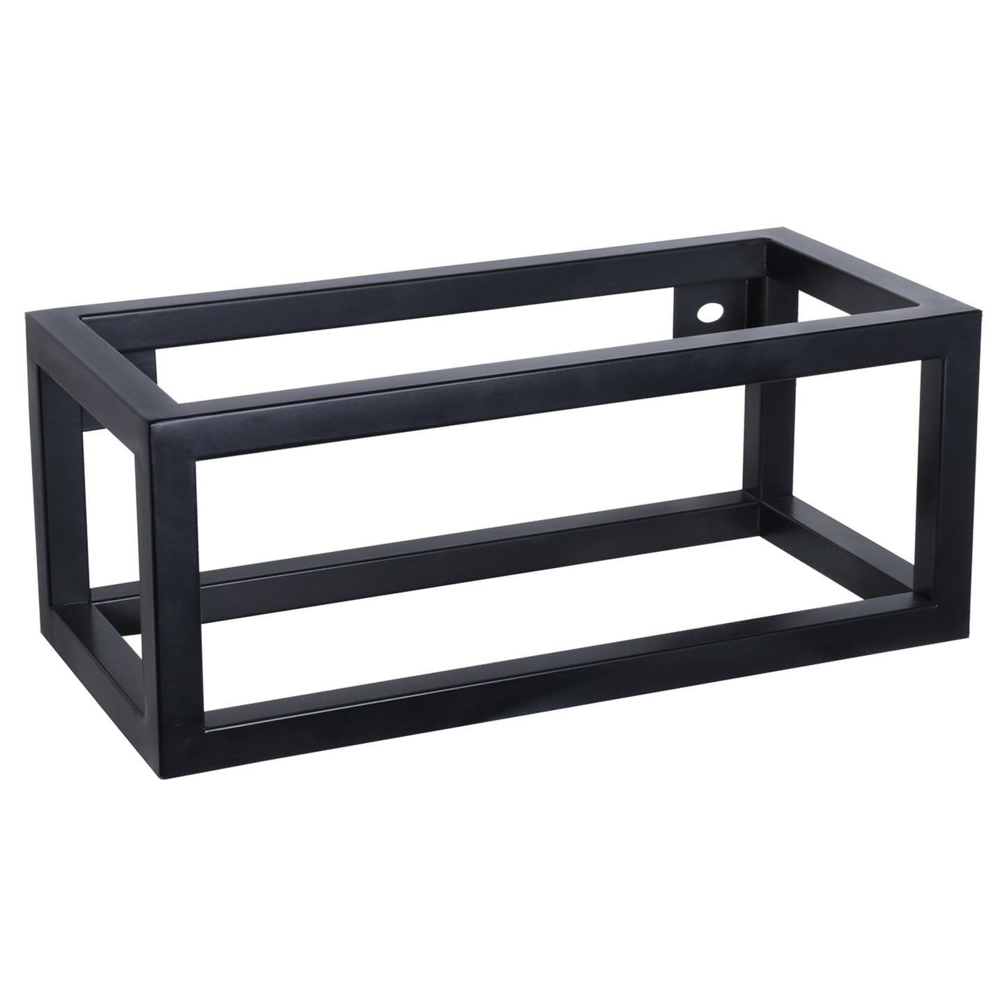 Complete fonteinset met handdoekrek Differnz Ravo 38x18 cm donkergrijs beton en glanzend chroom gebogen kraan