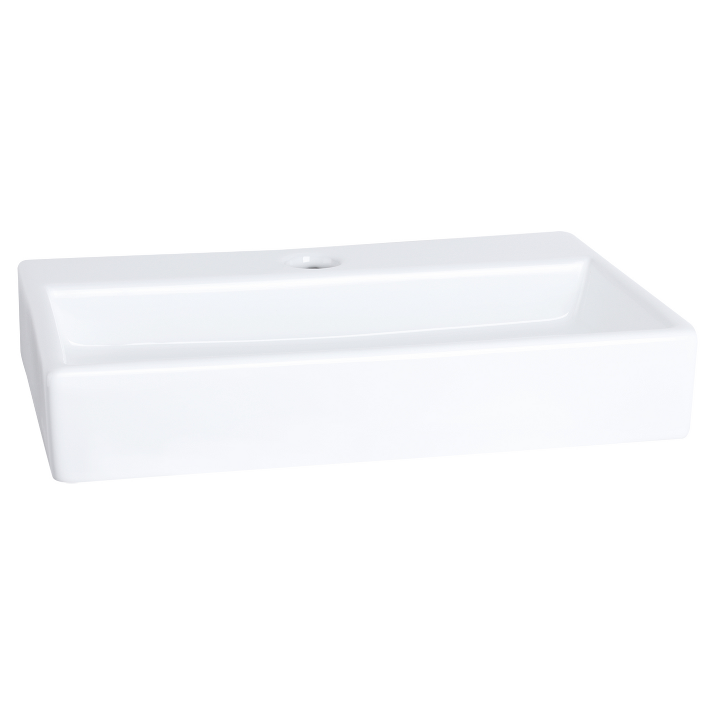 Complete fonteinset Differnz Flat 38x24 cm keramiek en koper