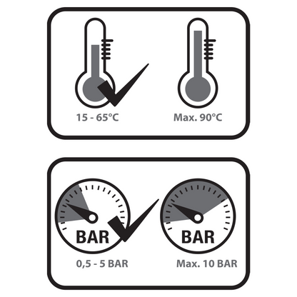 Wastafel mengkraan Differnz recht mat chroom