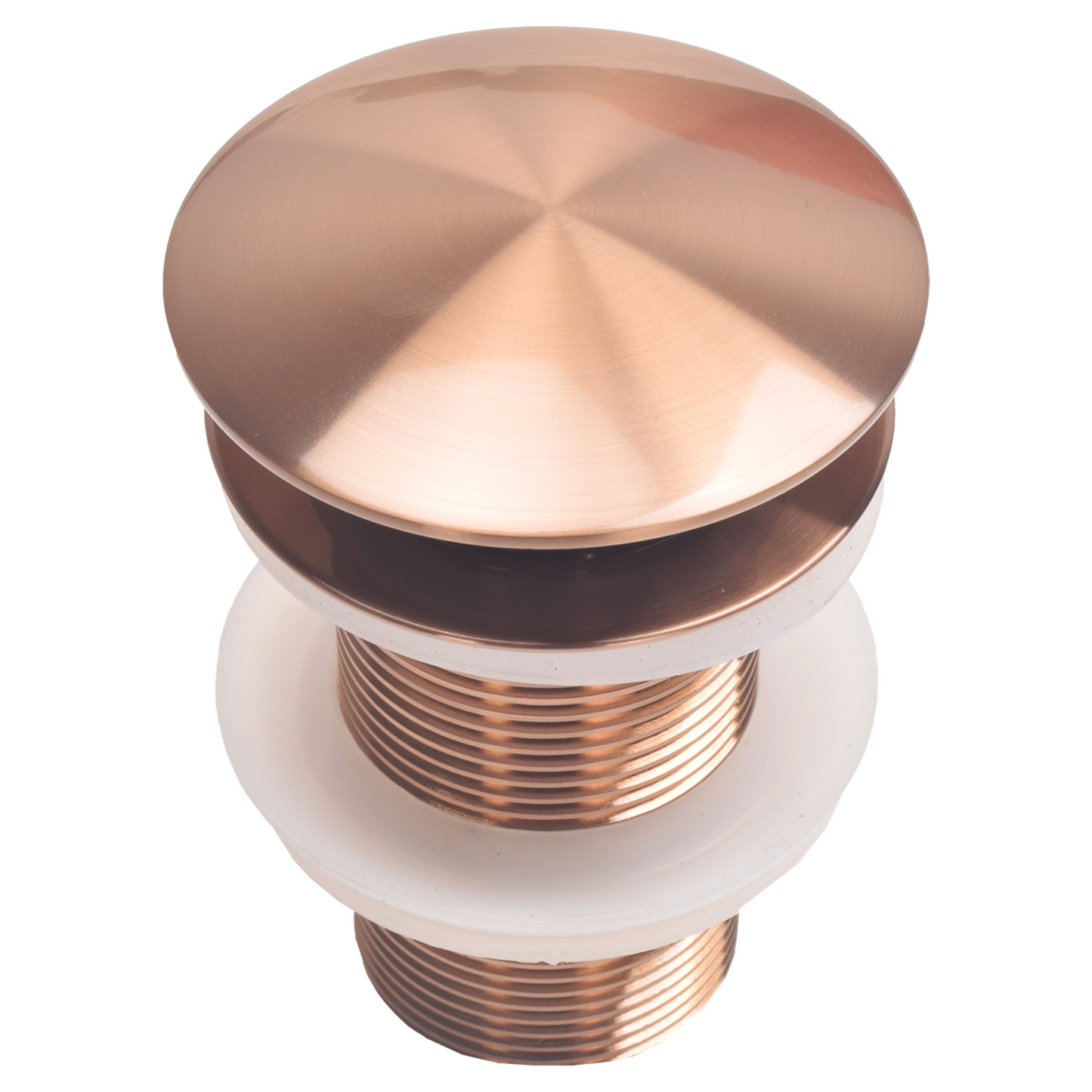 Opbouw waskom Differnz Metal 40 cm inclusief plug in rood koper RVS