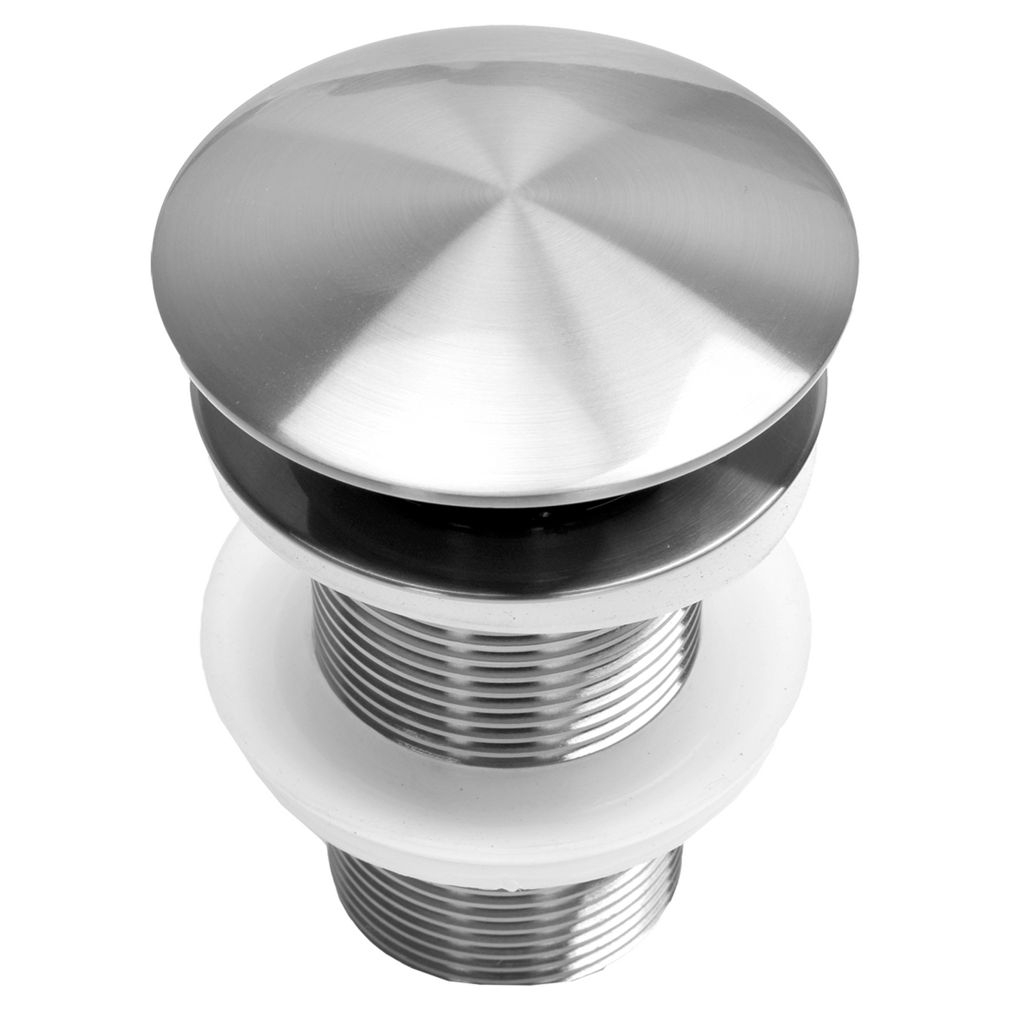 Opbouw waskom Differnz Metal 40 cm inclusief plug in geborsteld RVS