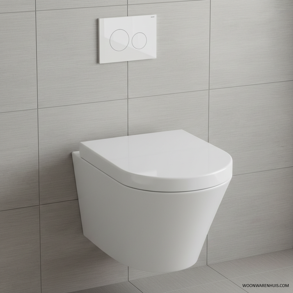 One pack Inbouwreservoir Geberit Duofix UP-320 met Sigma reservoir, drukplaat wit en wandcloset Vesta