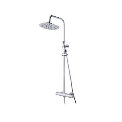 Thermostatische opbouw regendoucheset Wiesbaden Caral chroom