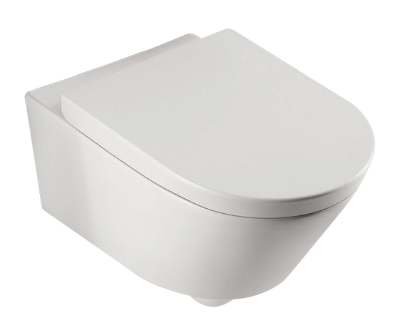 One pack Inbouwreservoir Geberit Duofix UP-320 met Sigma reservoir, drukplaat wit en wandcloset Metro