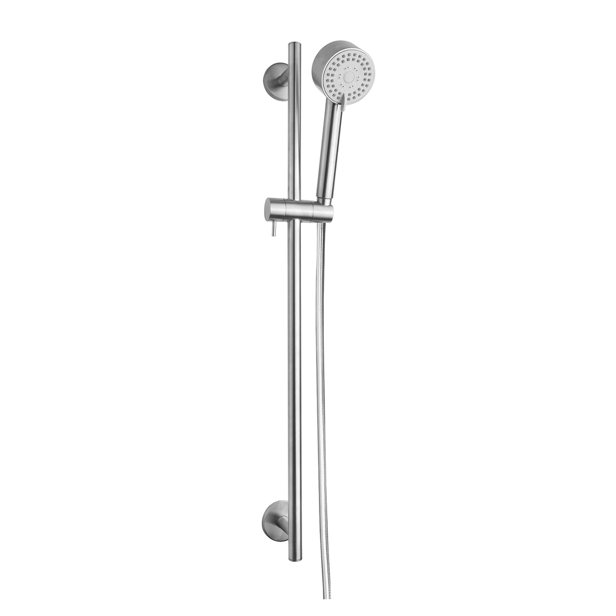 Wiesbaden Unimatch Cadans glijstangset compleet met handdouche 3 standen diameter 8 cm chroom