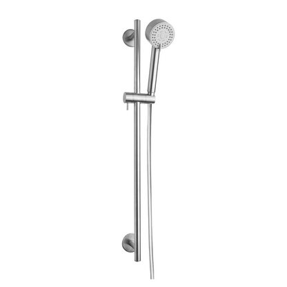 Wiesbaden Unimatch Cadans glijstangset compleet met handdouche 3 standen diameter 8 cm chroom