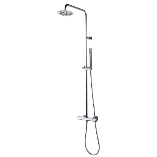 Thermostatische opbouw regendoucheset Xellanz Caralda Eco chroom