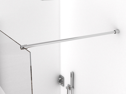 Inloopdouche Xellanz Eco 90cm x 200cm met chroom profiel en 8mm helder glas