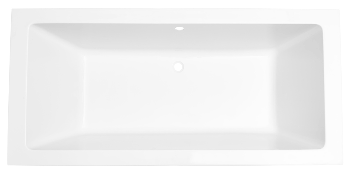 Inbouw ligbad Wiesbaden Santino SQ 180x80 cm acryl mat wit