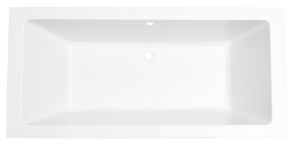 Inbouw ligbad Wiesbaden Santino SQ 180x80 cm acryl mat wit