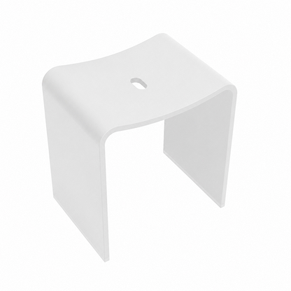 Douchekruk Wiesbaden Zita Solid surface 40x30cm mat wit