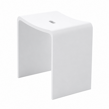 Douchekruk Wiesbaden Zita Solid surface 40x30cm mat wit