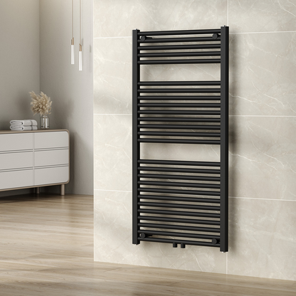 CV designradiator Wiesbaden Elara 120cm x 60cm mat zwart
