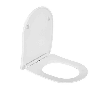 Toiletzitting Wiesbaden Shade Slime softclose en quick release in mat wit
