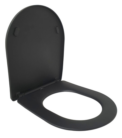 Toiletzitting Wiesbaden Shade Slime softclose en quick release in mat zwart
