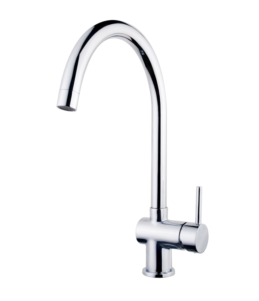 Keukenmengkraan Wiesbaden Caral met coldstart in chroom