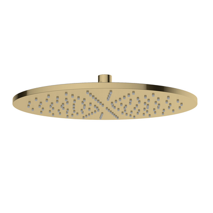 Wiesbaden Unimatch hoofddouche 30cm diameter geborsteld messing PVD