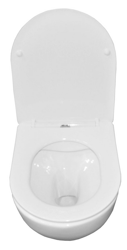 One pack Inbouwreservoir Geberit Duofix UP-320 met Sigma reservoir, drukplaat wit en wandcloset Nibiru