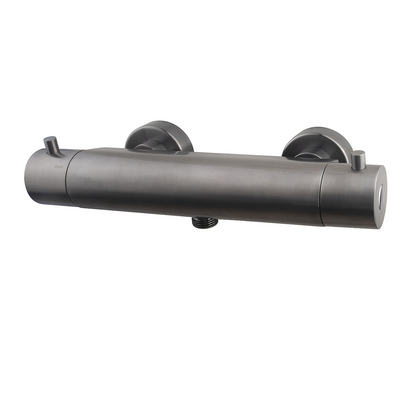 Thermostatische douchekraan Wiesbaden Caral met Cool Touch in gunmetal