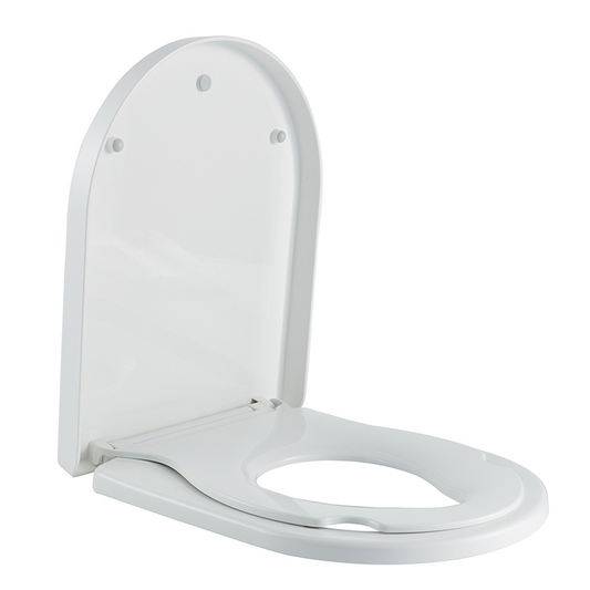 Toiletzitting Wiesbaden Vesta Family met geïntegreerde kinderzitting in glans wit
