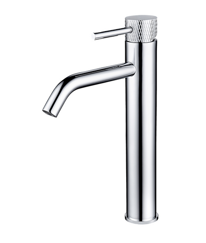 Wastafelmengkraan Wiesbaden Ribbd XL met coldstart in chroom