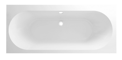 Inbouw ligbad Wiesbaden Portus RD 180x80 cm mat wit